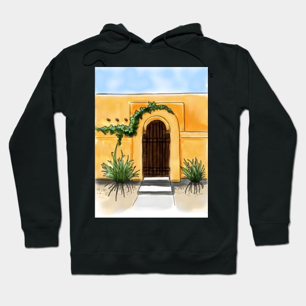 La Quinta Golden Hacienda Hoodie by kschowe